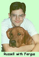 Russell with Fergus